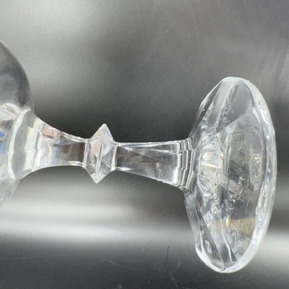 Echt‎ Bleikristall Schott Zwiesel Clear Crystal Germany Water Goblets Cups Set 2